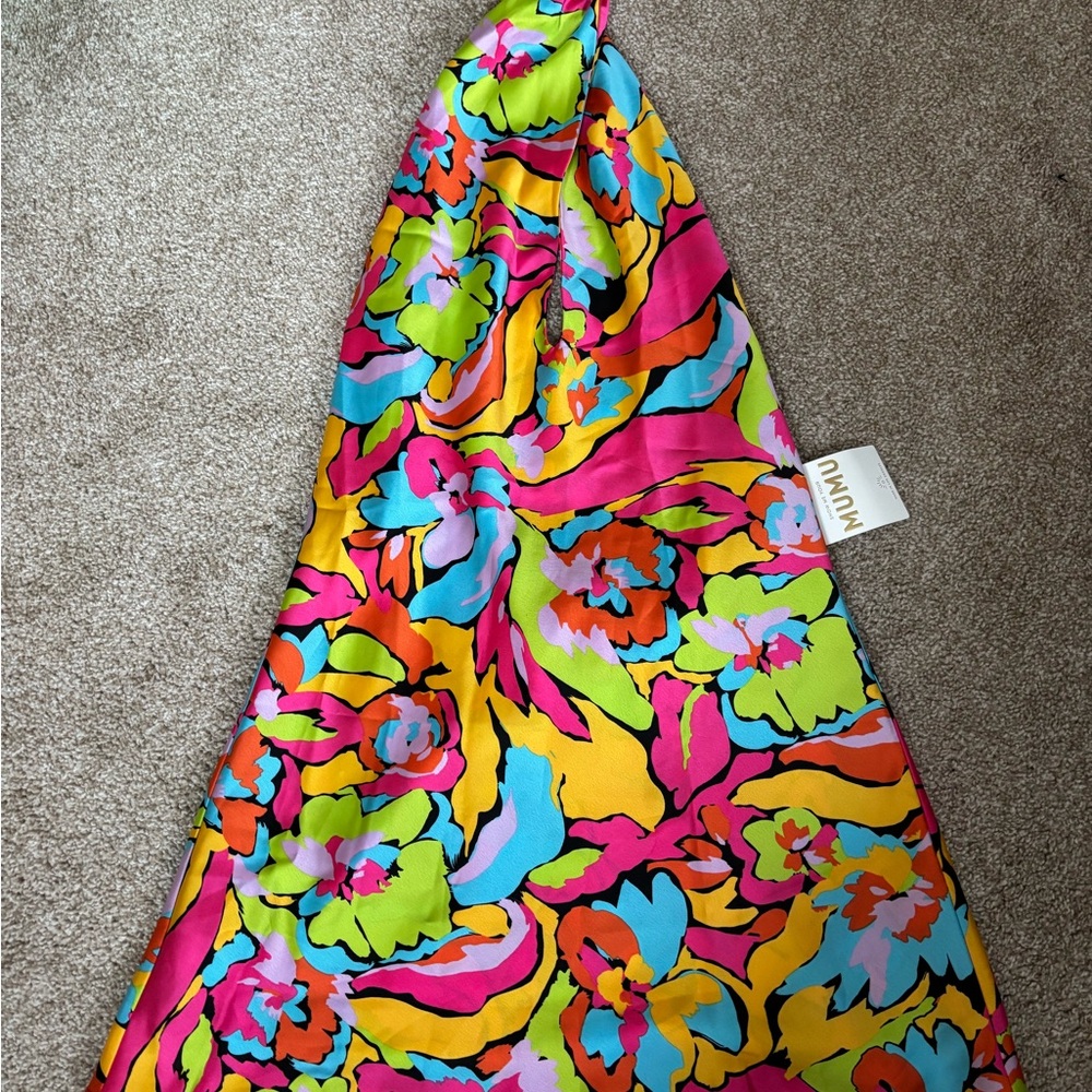 Show Me Your Mumu Jasmine Halter Mini Dress - Picture 3 of 4